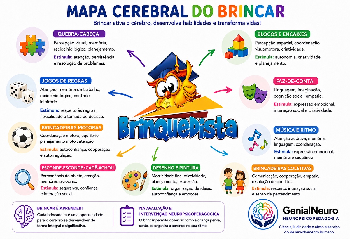 Na GenialNeuro, brincar também é uma forma de compreender..